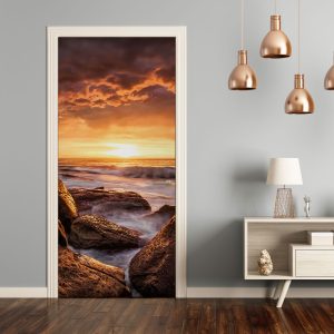 Αυτοκόλλητο Πόρτας Χρυσή Ώρα του Ωκεανού - Decotek 31027