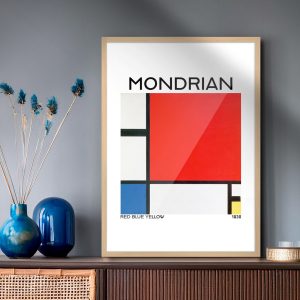 Πόστερ - Αφίσα Piet Mondrian - Red Blue Yellow (1930) - Decotek 33792