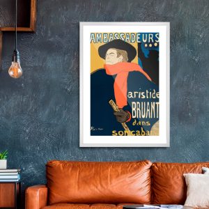 Πόστερ - Αφίσα Henri Toulouse Lautrec - Ambassadeurs: Aristide Bruant - Decotek 33796