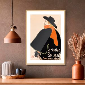 Ποστερ - Αφίσα Henri de Toulouse-Lautrec, Aristide Bruant Dans Son Cabaret - Decotek 33846