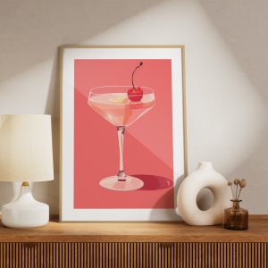 Ποστερ - Αφίσα Ροζ Κοκτέιλ - Decotek 33852