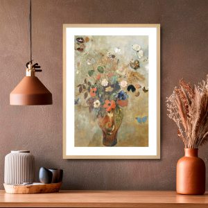 Ποστερ - Αφίσα Odilon Redon, Flowers and Butterflies - Decotek 33883