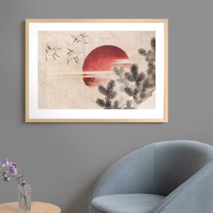 Πόστερ - Αφίσα Ιαπωνικό Ηλιοβασίλεμα - Decotek 33843