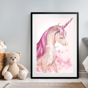 Ποστερ - Αφίσα Ροζ Μονόκερος - Decotek 33872