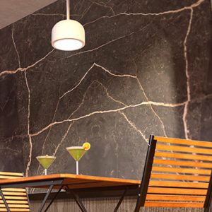 Αυτοκόλλητο για Ντουλάπια Μάρμαρο, Καφέ Σκούρο με Νερά - Decotek 70731