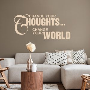 Αυτοκόλλητο Τοίχου Change the World - Decotek 09933