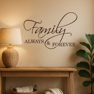 Αυτοκόλλητο Τοίχου Family First - Decotek 09936