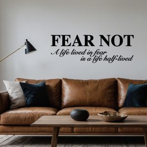 Αυτοκόλλητο Τοίχου Fear Not- Decotek 09937