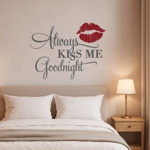 Αυτοκόλλητο Τοίχου Kiss Me Goodnight - Decotek 09943