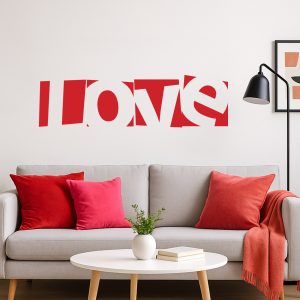 Αυτοκόλλητο Τοίχου Love 3 - Decotek 09947