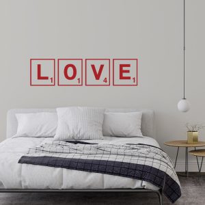 Αυτοκόλλητο Τοίχου LOVE - Decotek 09907