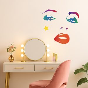 Αυτοκόλλητο Τοίχου Pop Art Lips - Decotek 09906