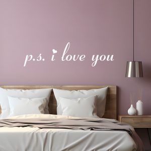 Αυτοκόλλητο Τοίχου p.s. i love you - Decotek 09905