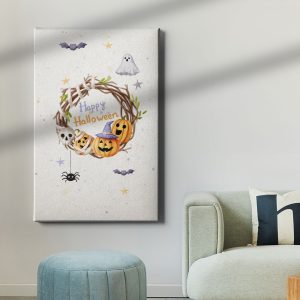 Πίνακας Ζωγραφικής Happy Halloween Στεφάνι - Decotek 222106