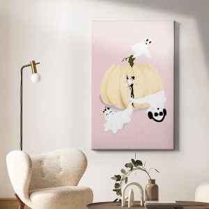 Πίνακας Ζωγραφικής Φαντάσματα Halloween στη Κολοκύθα - Decotek 222115