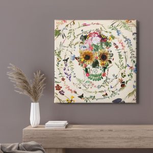 Πίνακας Ζωγραφικής Halloween Blooming Skull - Decotek 222102