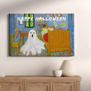 Πίνακας Ζωγραφικής Happy Halloween σε στυλ Van Gogh - Decotek 222094