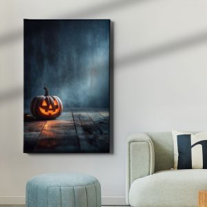 Πίνακας Ζωγραφικής Χαμογελαστή Κολοκύθα Halloween - Decotek 222109