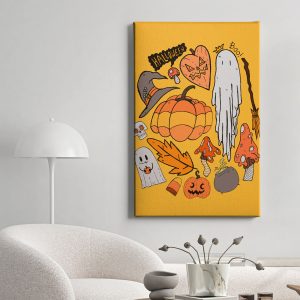 Πίνακας Ζωγραφικής Halloween Pumpkin Party - Decotek 222108
