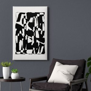 Πίνακας Ζωγραφικής Άσπρο και Μαύρο - Decotek 222251