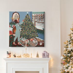 Πίνακας Ζωγραφικής Στολίζοντας το Δέντρο - Decotek 222208