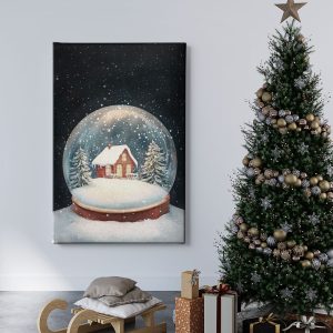 Πίνακας Ζωγραφικής Χιονόμπαλα - Decotek 222241
