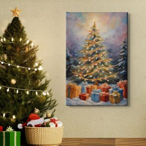 Πίνακας Ζωγραφικής Γιορτινά Φωτάκια - Decotek 222234