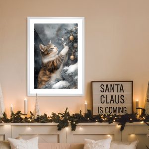 Ποστερ - Αφίσα Χριστουγεννιάτικη Περιέργεια - Decotek 33900