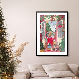 Ποστερ - Αφίσα Χριστουγεννιάτικο Σαλόνι - Decotek 33901