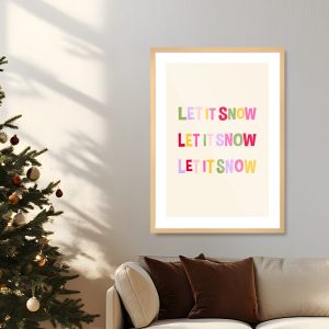 Ποστερ - Αφίσα Let It Snow - Decotek 33903