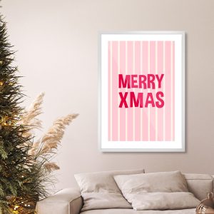 Ποστερ - Αφίσα Μerry Pink ΧΜas - Decotek 33907
