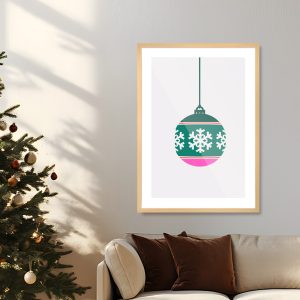 Ποστερ - Αφίσα Snowflake - Decotek 33910