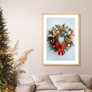 Ποστερ - Αφίσα Στεφάνι Χριστουγέννων - Decotek 33926