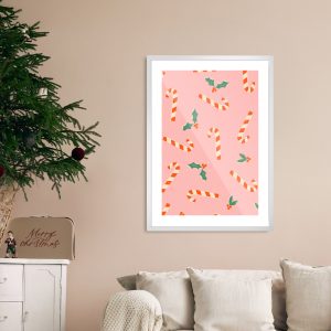 Ποστερ - Αφίσα Pink Candy Pattern - Decotek 33909