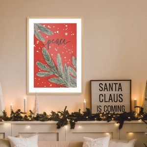 Ποστερ - Αφίσα Red Noel Peace - Decotek 33923