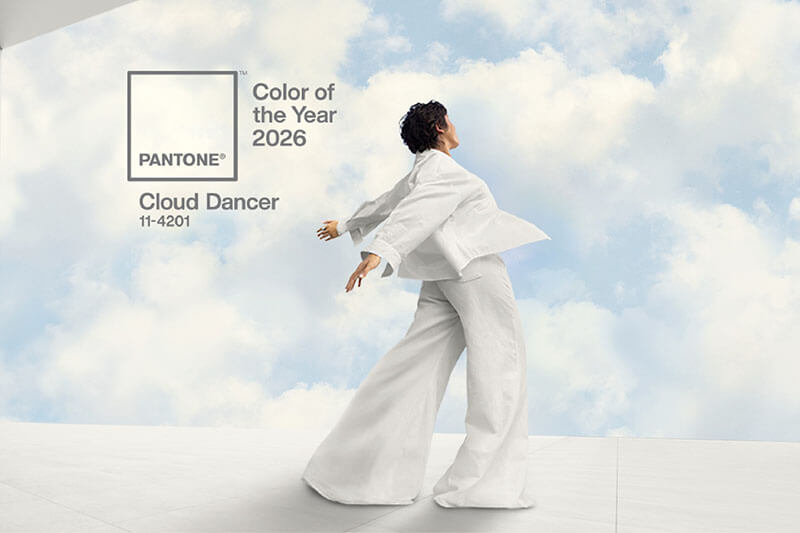 Pantone Cloud Dancer Χρώμα της Χρονιάς 2026