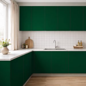 Μονόχρωμο Αυτοκόλλητο για Ντουλάπια Σκούρο Πράσινο – Decotek 500110