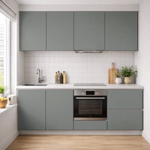 Μονόχρωμο Αυτοκόλλητο για Ντουλάπια Γκρι – Decotek 500123