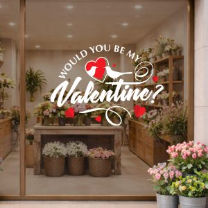 Αυτοκόλλητο Τοίχου Would You Be My Valentine - Decotek 09952