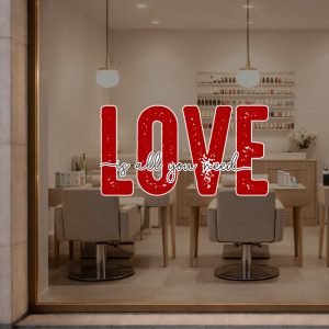Αυτοκόλλητο Τοίχου Love is all You Need - Decotek 09960
