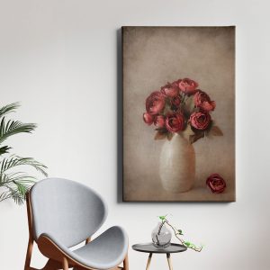 Πίνακας Ζωγραφικής Vintage Ανθοδέσμη σε Βάζο - Decotek 222298