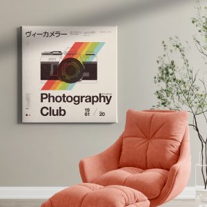 Πίνακας Ζωγραφικής Retro Photography Club - Decotek 222302