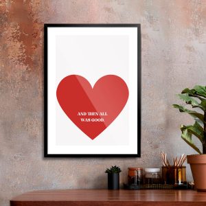 Ποστερ - Αφίσα Η Καρδιά της Ευτυχίας - Decotek 33936