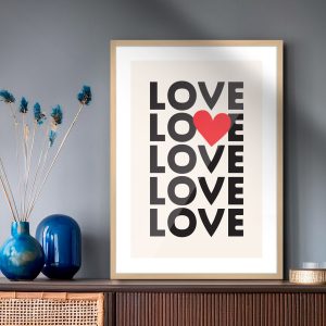 Ποστερ - Αφίσα LOVE Repeat - Decotek 33937