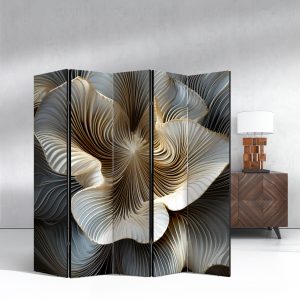 Παραβάν Εσωτερικού Χώρου Golden Petal Waves - Decotek 557