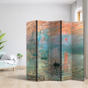 Παραβάν Εσωτερικού Χώρου Claude Monet, Εντύπωση, Ανατέλλων Ήλιος- Decotek 587