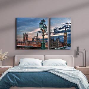 Σύνθεση Πινάκων Συννεφιασμένο Λονδίνο - Decotek 222379