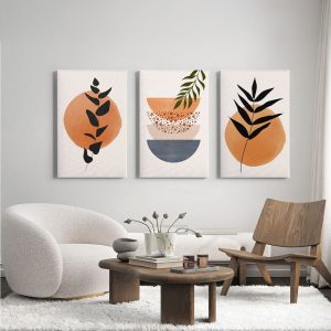 Σύνθεση Πινάκων Earthy Geometry - Decotek 222394