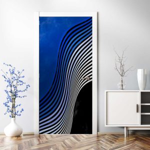 Αυτοκόλλητο Πόρτας Deep Blue Waves - Decotek 31152