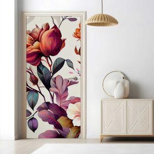 Αυτοκόλλητο Πόρτας Vintage Floral- Decotek 31162